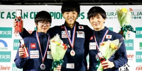 藤井快が大会2連覇！日本男子表彰台独占、女子でも野口2位、小武3位／アジア選手権倉吉2018【リード】