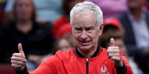 59歳マッケンロー「とにかくありがとうと言いたい」。最後のチャンピオンズテニスを終え感謝