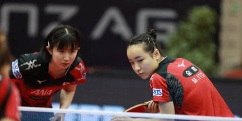 【卓球】“みまひな”ペアが2年連続の決勝進出　16日に中国ペアと対戦＜ワールドツアー・グランドファイナル＞