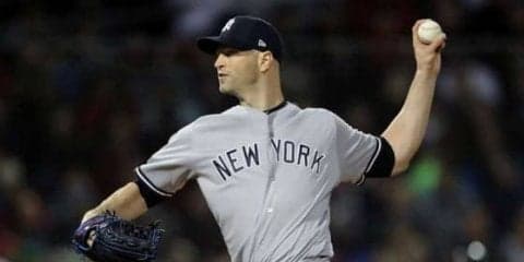 【MLB】ヤンキースが左腕ハップと再契約　36歳で2年約38億円　菊池獲りから一歩後退