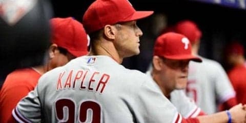 【MLB】元巨人のフ軍キャプラー監督が背番号譲渡　FA加入マカッチェンが「22」着用