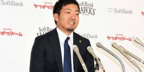 鷹・嘉弥真、倍増8000万円でサイン　2年連続50登板「すごく評価してもらった」