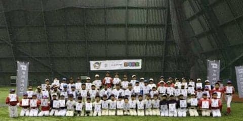 ロッテ主力3選手が野球教室で子供たちに伝えたこと　「みんな元気があって積極的」