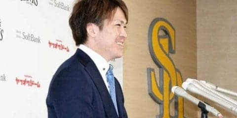 鷹・甲斐、率直な心情を吐露　1500万円増の初回提示に「寂しいなと」
