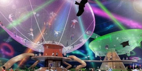 屋内ネットアスレチック「巨大ネットの森 SUMIKA」がツインリンクもてぎに3月オープン