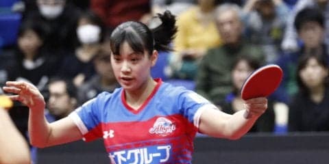 【卓球・Tリーグ】１６歳長崎が単複２勝　神奈川首位キープ＜12/26KA神奈川vs名古屋＞