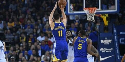 トンプソンが『スランプ』批判に回答「スティーブ・カーの話なら聞くよ」