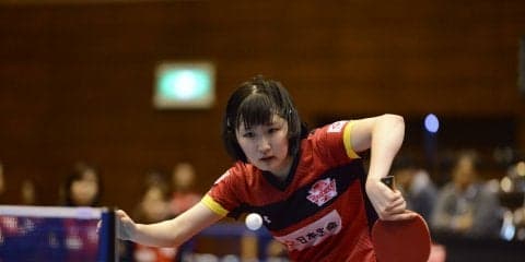 【卓球・Tリーグ】早田ひな、連勝記録を10に伸ばす　チームも勝利＜12/27日本生命vs名古屋＞