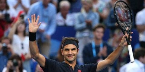 フェデラーが世界91位を圧倒。連覇に向けて好発進[ホップマンカップ]