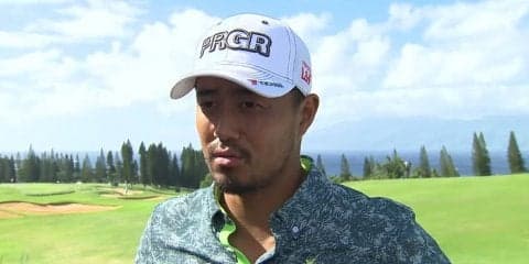 小平智「ショットの調子は悪くはないが、風の読み違いで距離のアジャストが難しかった」　初日終了後インタビュー