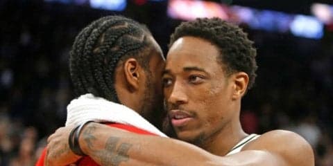 デマー・デローザンが古巣ラプターズとの初対戦でキャリア初トリプル・ダブル