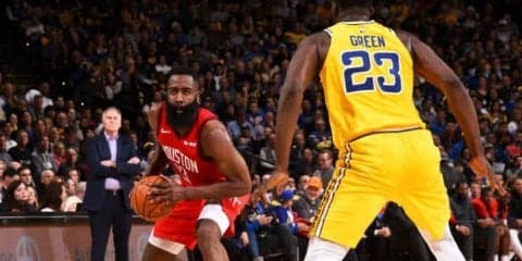 『無双』状態続くハーデンがウォリアーズを粉砕、ロケッツは6連勝で西4位に浮上