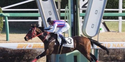 【中山8R】武豊ジャスパープリンスが逃げ切り！