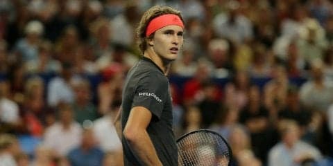 世界4位ズベレフが太もも怪我。全豪に備えエキシビ欠場