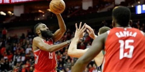 ジェームズ・ハーデンが30得点超えの連続試合数でトレイシー・マグレディに並ぶ