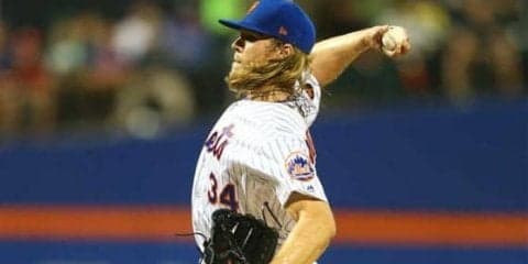 【MLB】メッツエース右腕の“魔球”動画に米ファン脱帽　「えげつない」「獲ることさえ…」