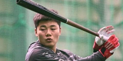 日本ハム清宮が約1か月ぶりにスイング　「開幕までに合わせられるように」