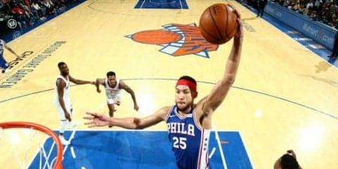 豪州初のオールスター出場を願うベン・シモンズがモンスター級ダブル・ダブル