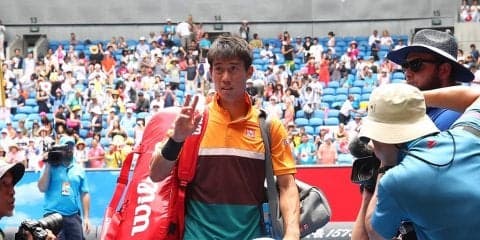 錦織「想像よりも強かった」。追い詰められるも相手の途中棄権により初戦突破[全豪オープン]