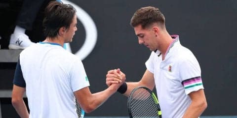 ダニエル太郎「複雑な心境」。相手の途中棄権により自身初の全豪2回戦進出[全豪オープン]