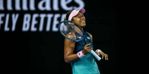 初戦突破の大坂なおみ「とてもハッピー」。緊張から脱出したきっかけは自分自身のプレー[全豪オープン]