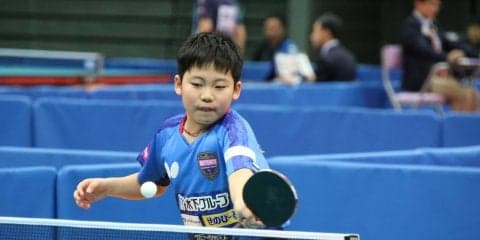 【卓球】11歳、松島輝空　0封含む快勝で好発進＜全日本卓球2019＞