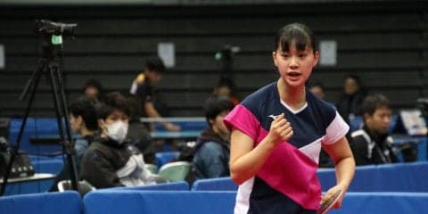 【卓球】長崎、木原、相馬ら準々決勝へ  Tリーガー対決に注目＜全日本卓球2019・ジュニア女子＞