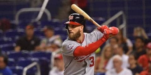 【MLB】まさに「偶然の一致」　去就注目のハーパー、行き先を同名“台風”が予言？