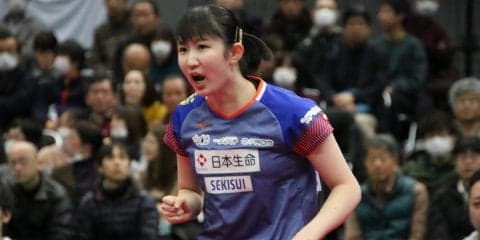 【卓球】早田、鋭いバックハンドでベスト16進出　次戦は石川佳純と＜全日本卓球2019・女子単＞