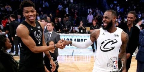 第3回NBAオールスターファン投票、アデトクンボがレブロンを15万票差で追う