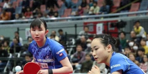 【卓球】“みまひな”4強入り  連覇まであと2勝