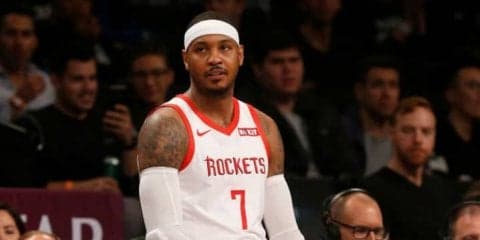 ロケッツと離れたカーメロ、行き先はトレードデッドラインまでに決定か?