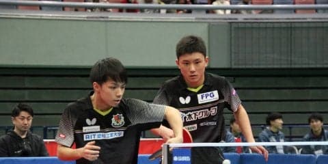 【卓球】張本・木造4強　「ダブルスでも世界代表に」＜全日本卓球2019＞