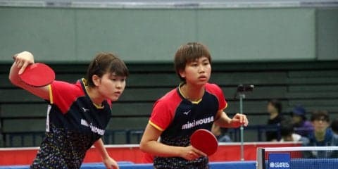 【卓球】“蝶のように舞い、蜂のように刺す”　最強カットマンペアが4強入り＜全日本卓球2019＞