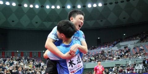 【卓球】張本・木造ペアが逆転でダブルス日本一　“6度のマッチポイント”を振り返る＜全日本卓球2019・男子複＞