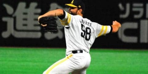 重そうな球が6度ミットに…復活へ、鷹サファテまた“捕手目線”の投球動画公開