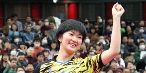 【卓球】14歳 木原美悠が決勝進出　張本超えの史上最年少優勝目指す　＜全日本卓球2019・女子単＞