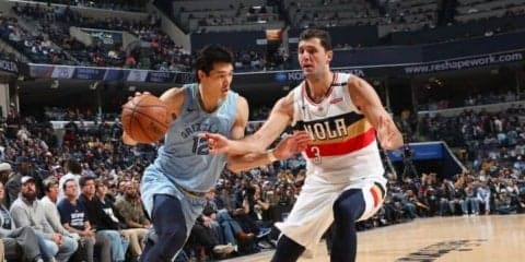 グリズリーズ渡邊雄太、ペリカンズ戦の第1クォーターから起用されるも好機を逸す