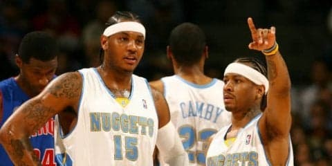 アイバーソンが元相棒のカーメロにエール「チームの力を上げてくれる存在」