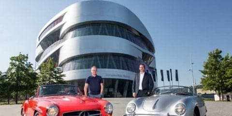 メルセデスベンツがポルシェにサプライズな招待状、ポルシェ博物館の10周年を祝福