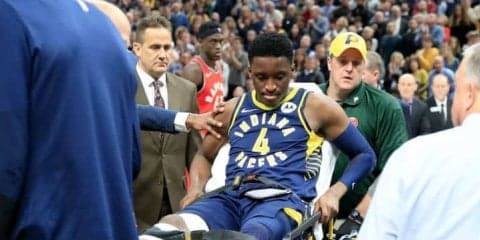 ビクター・オラディポが右足大腿四頭筋腱断裂で今シーズン残り試合全休に