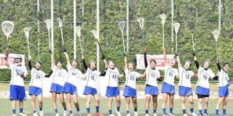 【ラクロス部女子】　開幕戦快勝、リーグ戦に勢いつける