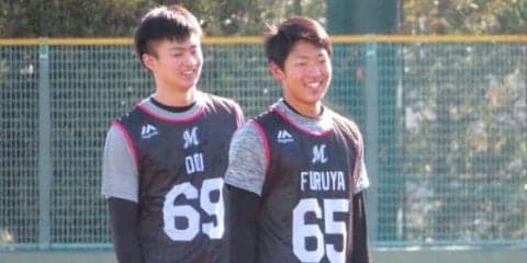 母校が揃って選抜出場　ロッテ高校生ルーキー投手2人が後輩たちに託す思い