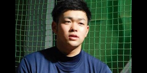 広島の新人・林晃汰は練習の虫。一軍でホームラン１本の恩返しを誓う