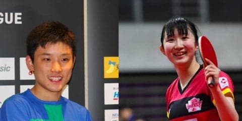 【卓球・Tリーグ】張本智和、早田ひなが前期MVPに