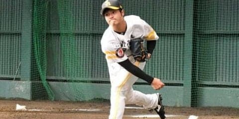 鷹初日で“甲斐甲斐バッテリー”実現　ドラ1甲斐野「甲斐さんがのせてくれた」