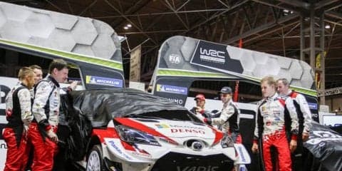 【WRC】トヨタ、王座独占めざす2019年仕様の「ヤリスWRC」を公開…各選手の車番も決定
