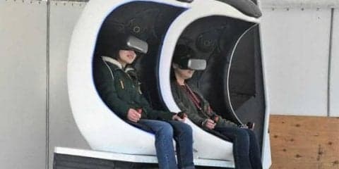 ホークスキャンプで最先端のVR体験ゾーン登場　約3分間の興奮バーチャル世界