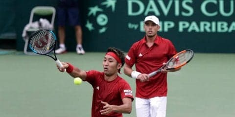 日本が1勝2敗と後が無くなる。中国戦マクラクラン／内山が敗れ[デビスカップ・予選ラウンド]