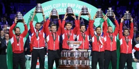 スペインサッカーリーグがテニス男子国別対抗戦「デビスカップ」のスポンサーに就任